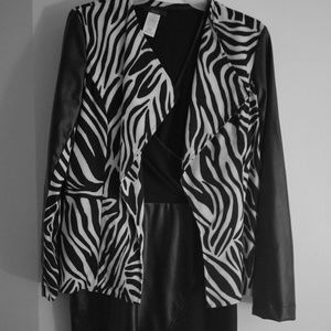 Black dress with jacket